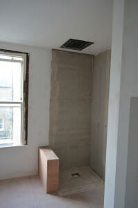 Renovating the bathroom